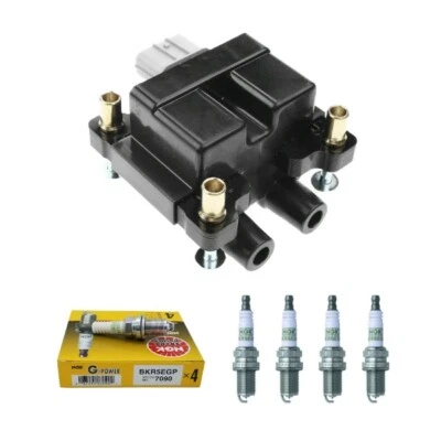 New Ignition Coil & NGK G-Power Spark Plug for 2011 Subaru Impreza 2.5L H4 - Image 1 of 4