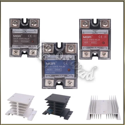 SSR Solid State Relay Single Phase Semi-Conductor Input 3-32VDC Output 24-380VAC - Image 1 of 4