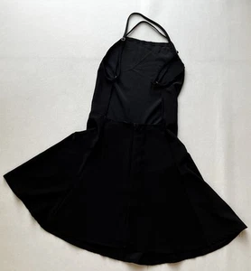 Brandy Melville Dress Women One Size Black Tank A-line Mini Sleeveless Italy - Picture 1 of 15