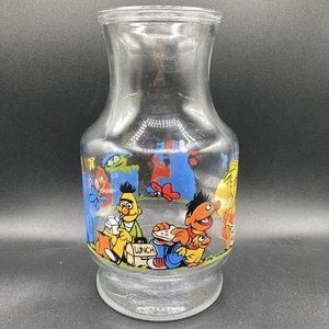 Vintage Sesame Street Canister, Carafe Pitcher Jar Big Bird Oscar The Grouch - Picture 1 of 7