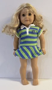 18" American Girl Doll Lanie Holland 2010 Girl Of The Year Blonde Green - Picture 1 of 6