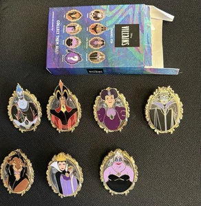 Disney PALM VILLAINS Cameos Mystery 7 Pins LE 300 Including Mali 200 - Picture 1 of 4
