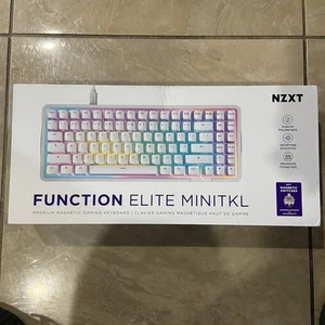NZXT Function Elite MiniTKL Magnetic RGB Gaming Keyboard 30g HE 8k Polling RT - Picture 1 of 3