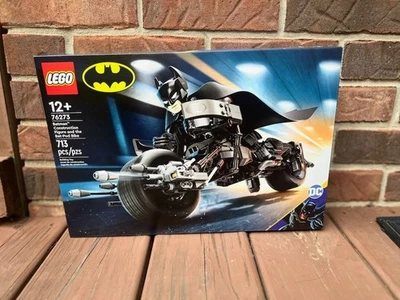 NUEVO - LEGO Super Heroes: Figura de construcción de Batman y la bicicleta Bat-Pod (76273) Foto 1 de 4