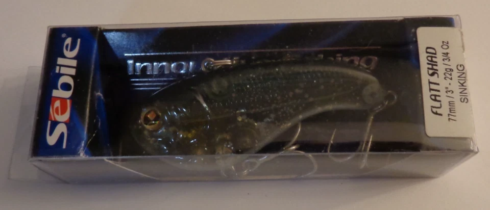 Nuevo Sebile Flatt Shad 77 mm hundimiento sin labios Crankbait señuelo de pesca Pre-Berkley PZ Foto 1 de 1