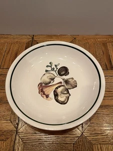 Williams Sonoma Pasta Salad Bowl Chanterelle Shiitake Oyster Mushrooms 9 3/4" - Picture 1 of 6