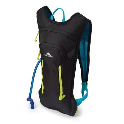 Mochila de agua de hidratación High Sierra Hydrahike 2.0 4L para senderismo y ciclismo, negra Foto 1 de 4