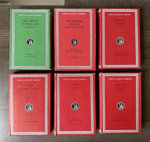 LOEB Klassische Bibliothek Bücher Lot - Harvard - Ovid, Martial, Griechische Anthologie etc. - Bild 1 von 7