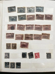 USA - Early collection - unchecked (stock cards not  inc.) - postmark/varieties - Picture 1 of 8