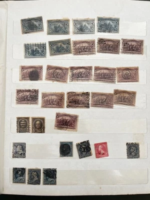 USA - Early collection - unchecked (stock cards not  inc.) - postmark/varieties - Image 1 of 4