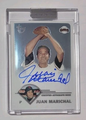 2003 Topps Retired Signature Juan Marichal #TA-JMA Autograph - Image 1 of 2
