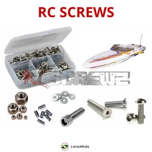 RCScrewZ Stainless Steel Screw Kit tra044 for Traxxas Villain EX Speedboat | SET - Picture 1 of 16
