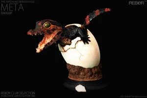 REBOR Deinosuchus Baby Egg Limited Coleccionable Dinosaurio Estatua 23cm Nuevo En Stock - Imagen 1 de 5
