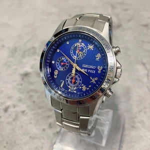 Seiko One Piece 20th Anniversary Uhr Japan Limited Farbe Blau Luffy wunderschön - Bild 1 von 12