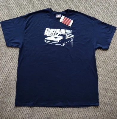 '73 CAMISETA DODGE CHARGER AMERICAN MUSCLE MOPAR HOMBRE XXL NUEVA CON ETIQUETAS ALGODÓN BLANCO MARINO Foto 1 de 4