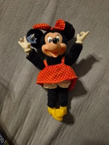 Vintage Applause Rubber Face Minnie Mouse Plush SEE PHOTOS - Picture 1 of 15
