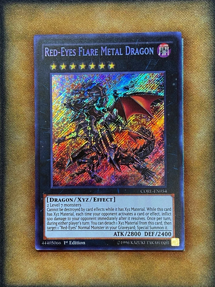Yugioh Red-Eyes Flare Metal Dragon CORE-EN054 Secret Rare 1st Ed NM - Image 1 of 1