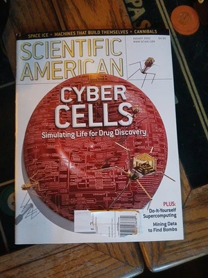 Scientific American August 2001 Cyber Cells, Space Ice    Foto 1 de 2