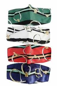 Abstrakt Gold Ring Schnalle Gürtel Druck Wiederverwendbar und Waschbar Ohrschlaufe Baumwollmaske - Bild 1 von 3