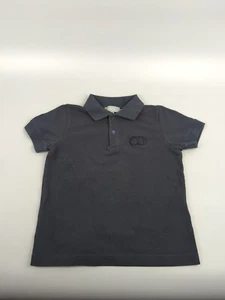 CHRISTIAN DIOR Black Boys Polo Shirt Sz 4 - Picture 1 of 8