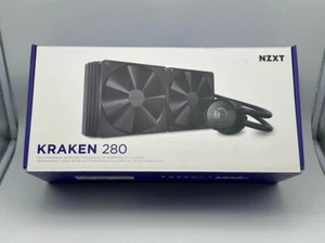 NZXT Kraken 280 2x140mm AiO Liquid CPU Kühler - Mattschwarz - Bild 1 von 2