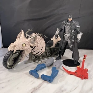 McFarlane Toys DC Multiverse Dark Nights: Death Metal Batman And Batcycle BUNDLE - Picture 1 of 14