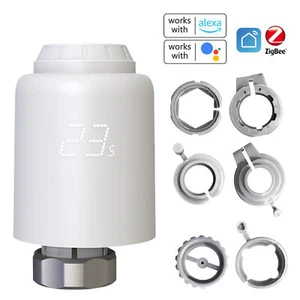 Tuya Zigbee Smart Heizkörperventil Handy-App-Steuerung Temperaturregler - Bild 1 von 12