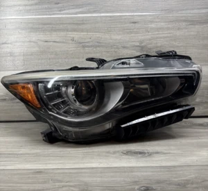✅ 2014-2017 INFINITI Q50 OEM RH RIGHT PASSENGER HEADLIGHT OEM 100% WORKING ✅ - Foto 1 di 24