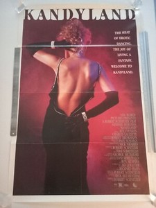 Kandyland (1987 New World) Vintage Folded Video Poster 27x41
