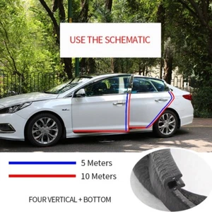Autotürschutz Dekorationsleiste Universal Auto Türkante Stoßstange Streifen Dichtung - Bild 1 von 12