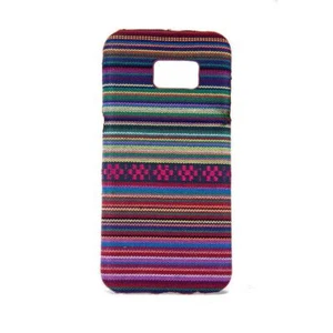 Etui na telefon z tkaniny Case do Samsung Galaxy S7 Edge Cover Etui Bumper Fioletowe - Zdjęcie 1 z 2