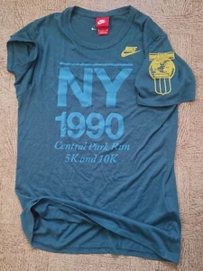 Cool rarität New York Nike Central Park RUN 5K & 10K 1990 T-Shirt S GUT - Bild 1 von 12