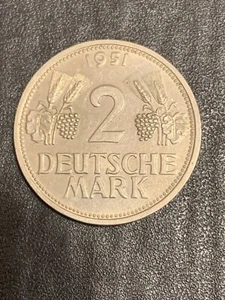 1951G Germany - Federal Republic 2 Mark lot # 1850 - Picture 1 of 6