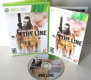 Spec Ops The Line Xbox 360 disque de jeu complet manuel tireur guerre multijoueur CIB