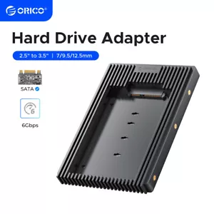 ORICO 2.5 to 3.5 SATA Hard Drive Adapter Mounting Bracket Hard Drive Caddy - Picture 1 of 8