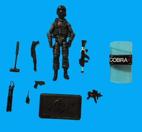 2015 G.I. Joe Cobra Shock Trooper v1 loose complete 50th Anniversary ARAH Cover
