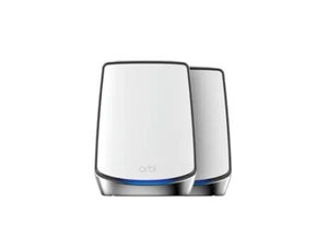 Sistema WiFi Netgear Orbi RBK852 6000 Mbps AX6000 4 puertos triple banda malla CAJA ABOLLADURA - Imagen 1 de 5