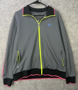 Nike Trainingsjacke Damen XL grau Retro Sportswear Full Zip Casual Fit Pullover - Bild 1 von 10