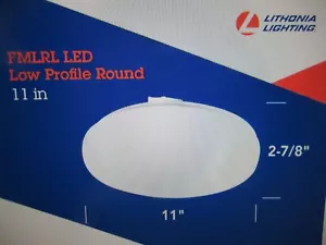 Lithonia Lighting 11 in. White LED Round Flush Mount - Picture 1 of 4