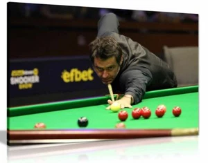 Snooker Ronnie O'Sullivan Canvas Wall Art Picture Print Home Decor - Picture 1 of 1