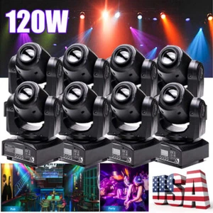 120W Moving Head Stage Light RGBW LED Beam GOBO Light DMX DJ Bar Disco Party US - Picture 1 of 16