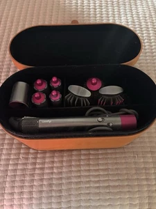 1st Gen Dyson Airwrap Multi Styler Set with Attachments and case Nickel/Fuchsia - Picture 1 of 3