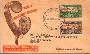 GOLDPATH: New Zealand cover 1946 to Australia CV877_P13 - Picture 1 of 2