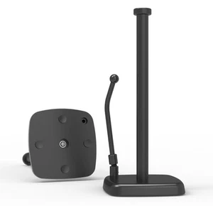 Paper Towel Holder Countertop Black, Paper Towel Dispenser Standing Weighted ... - Picture 1 of 7