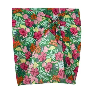 Dippin’ Daisy’s Nomad grün rosa Blumen Dschungel Sarong Schwimmen Überziehen Neu mit Etikett Größe L - Bild 1 von 6