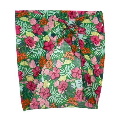 Dippin’ Daisy’s Nomad Green Pink Floral Jungle Sarong Swim Cover-Up NWT Size L - Image 1 of 4
