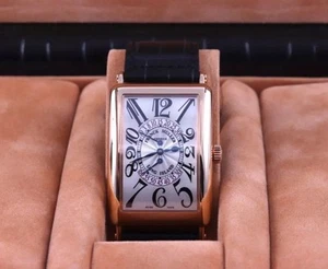 Franck Muller Long Island Retrograde 18K Rosegold Leder Box/Papiere - Bild 1 von 17
