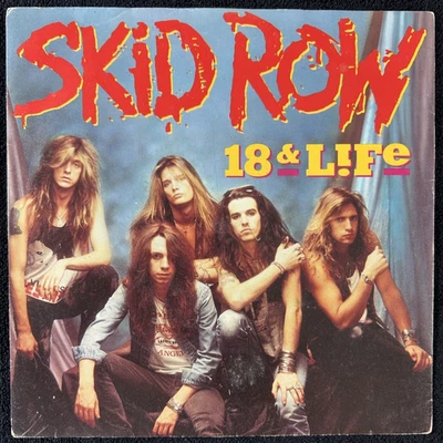 SKID ROW '18 AND LIFE' 7'' SINGLE ATLANTIC RECORDS A8883 1989 UK FIRST PRESS - Image 1 of 4