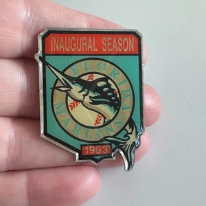 Vintage Florida Marlins 1993 Inaugural Season Enamel Lapel Pin - Picture 1 of 3