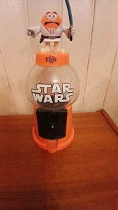 M&M's Orange Star Wars Luke Skywalker Coin Bank/Gumball/Sweet/Candy Dispenser - Picture 1 of 1
